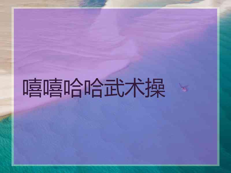 嘻嘻哈哈武术操