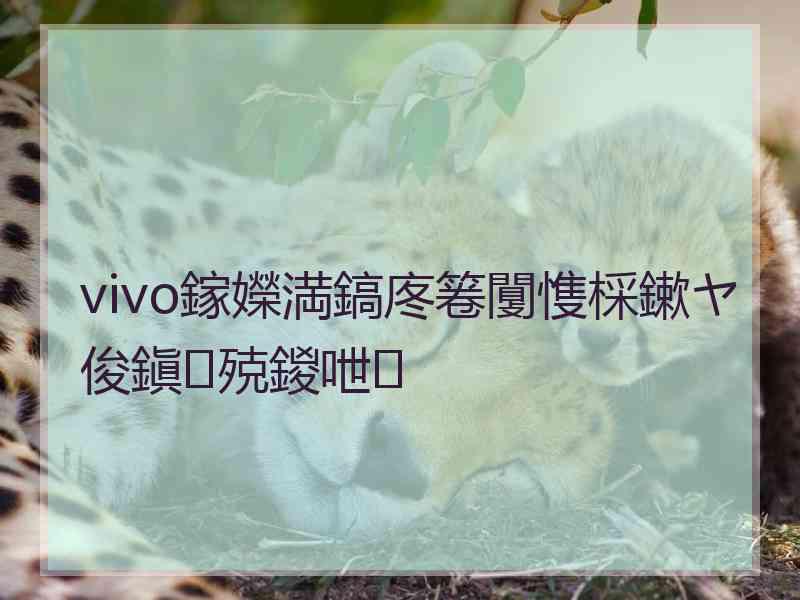 vivo鎵嬫満鎬庝箞闅愯棌鏉ヤ俊鎭殑鍐呭