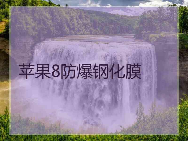 苹果8防爆钢化膜