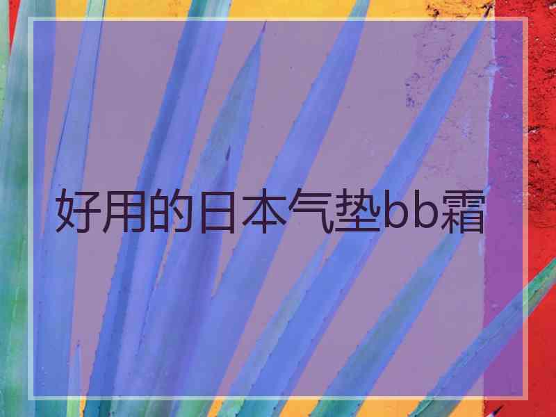 好用的日本气垫bb霜