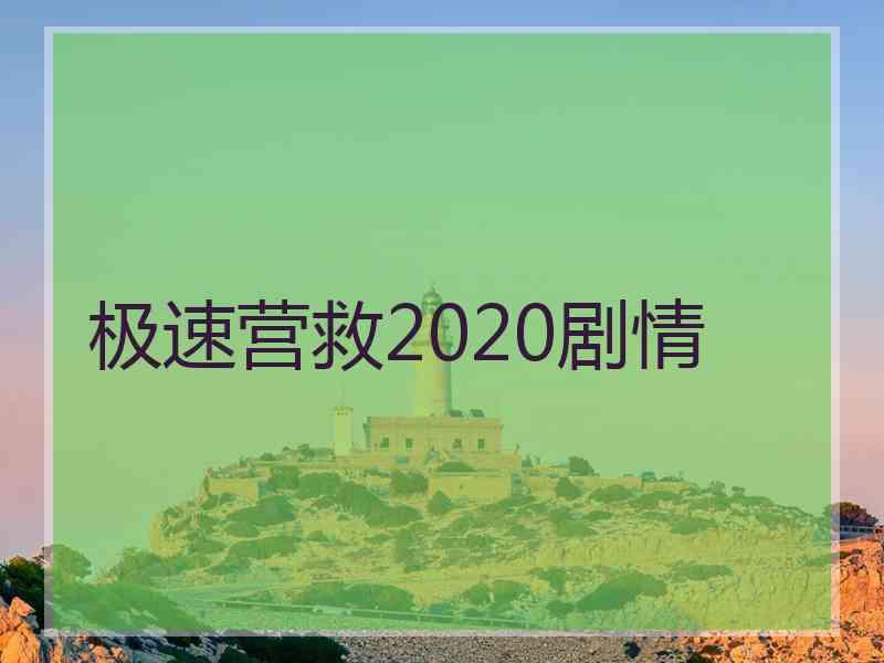 极速营救2020剧情