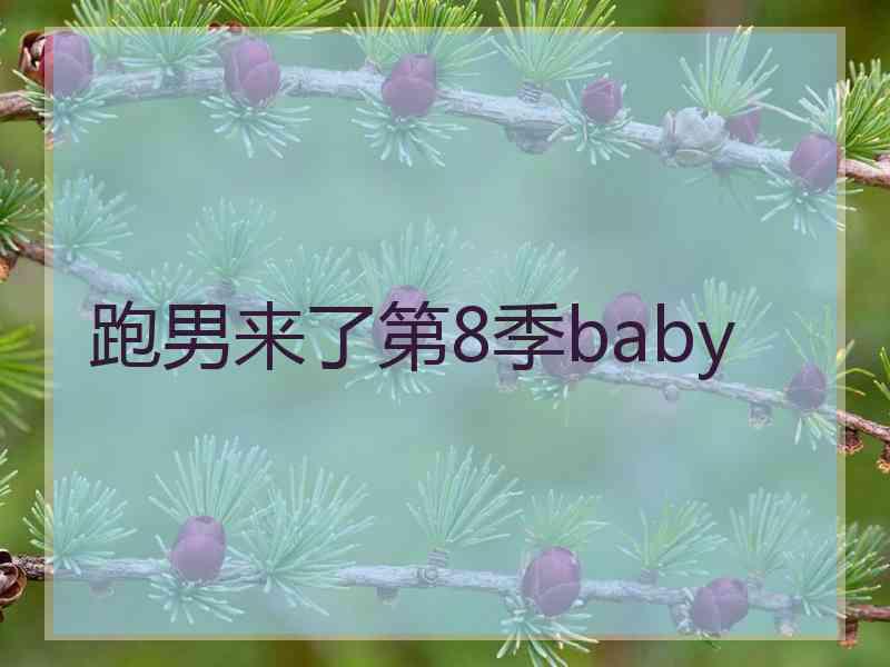 跑男来了第8季baby