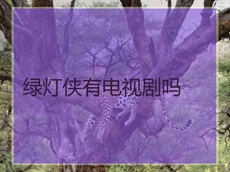 绿灯侠有电视剧吗