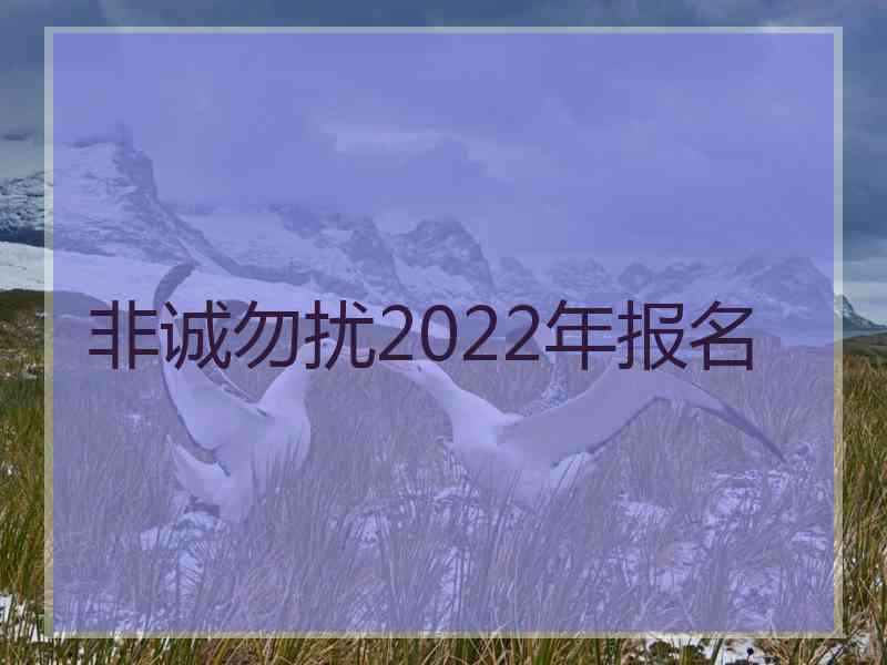 非诚勿扰2022年报名