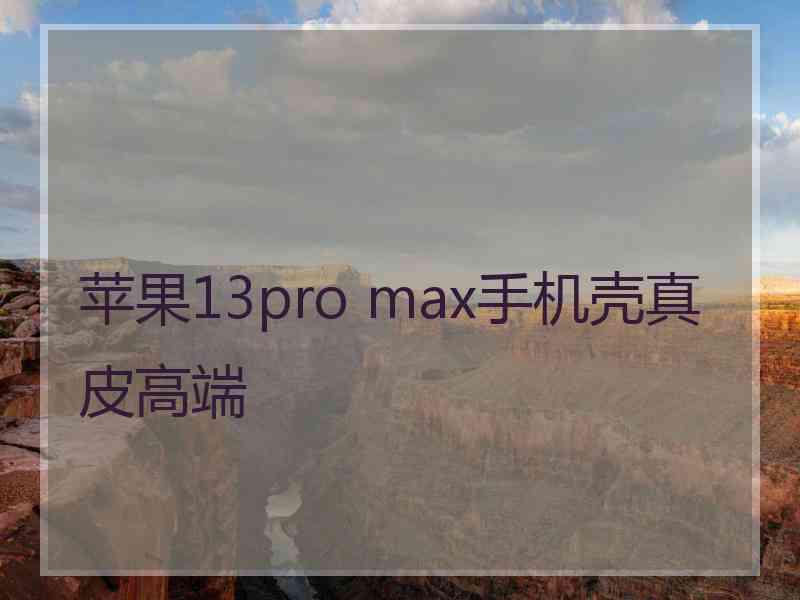 苹果13pro max手机壳真皮高端