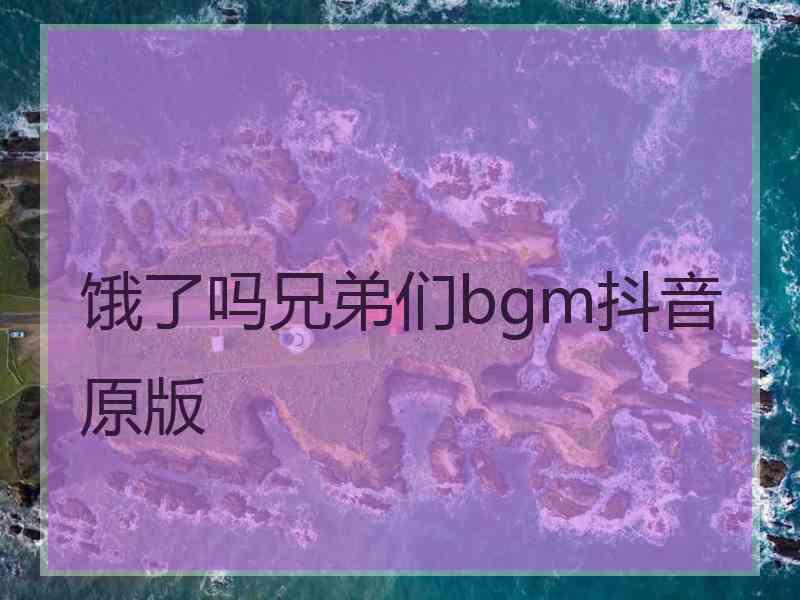 饿了吗兄弟们bgm抖音原版