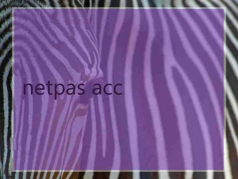 netpas acc