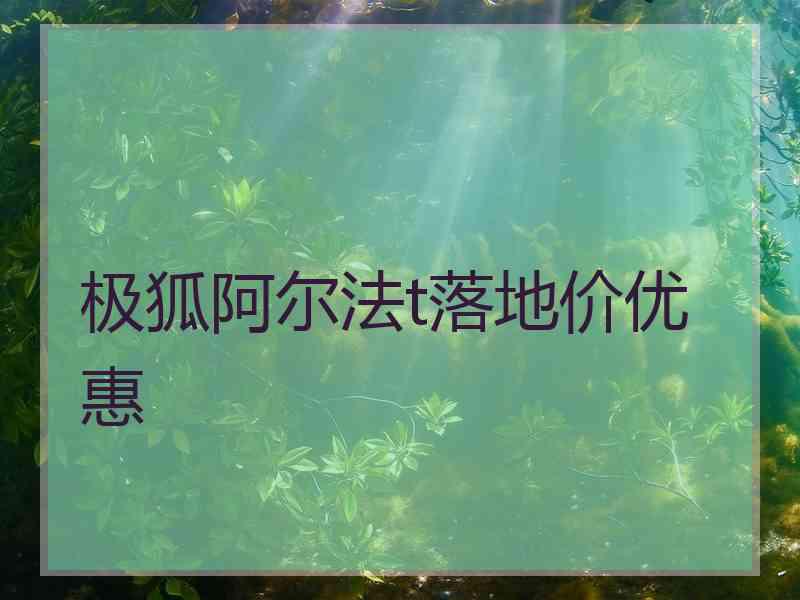 极狐阿尔法t落地价优惠