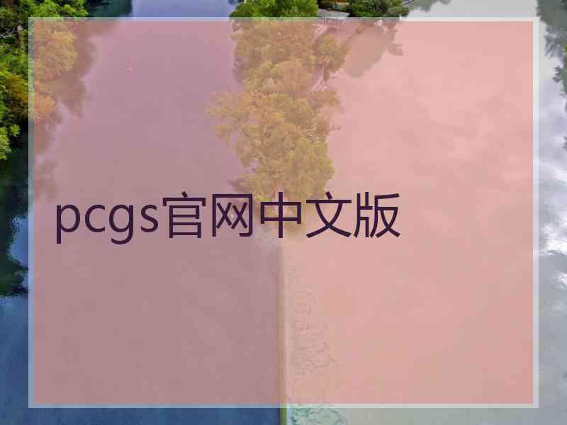 pcgs官网中文版