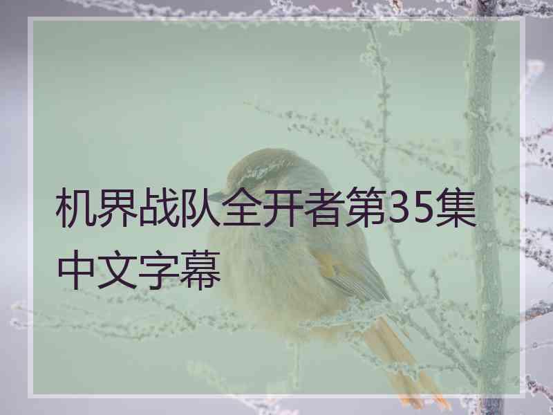 机界战队全开者第35集中文字幕