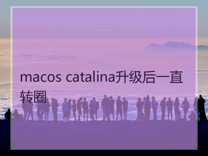 macos catalina升级后一直转圈