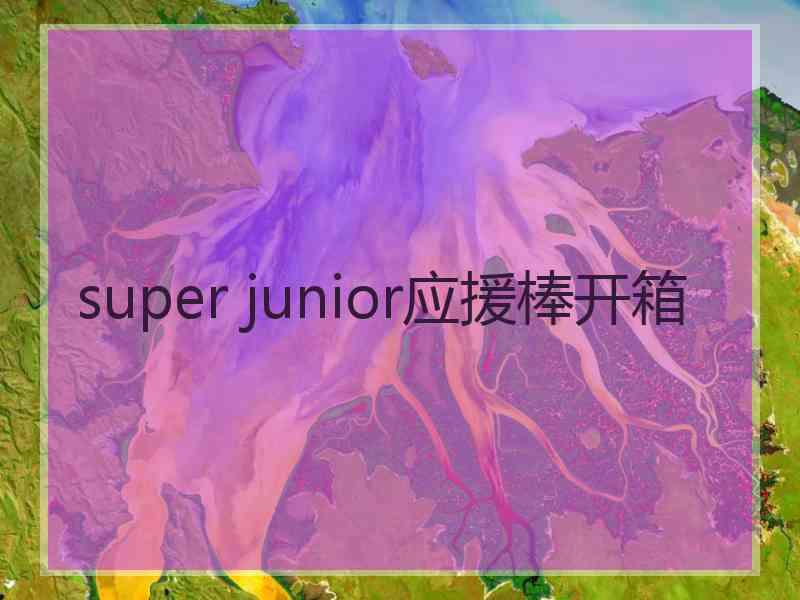 super junior应援棒开箱