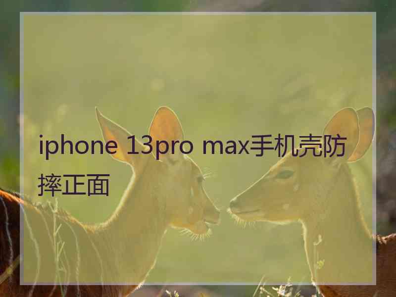 iphone 13pro max手机壳防摔正面