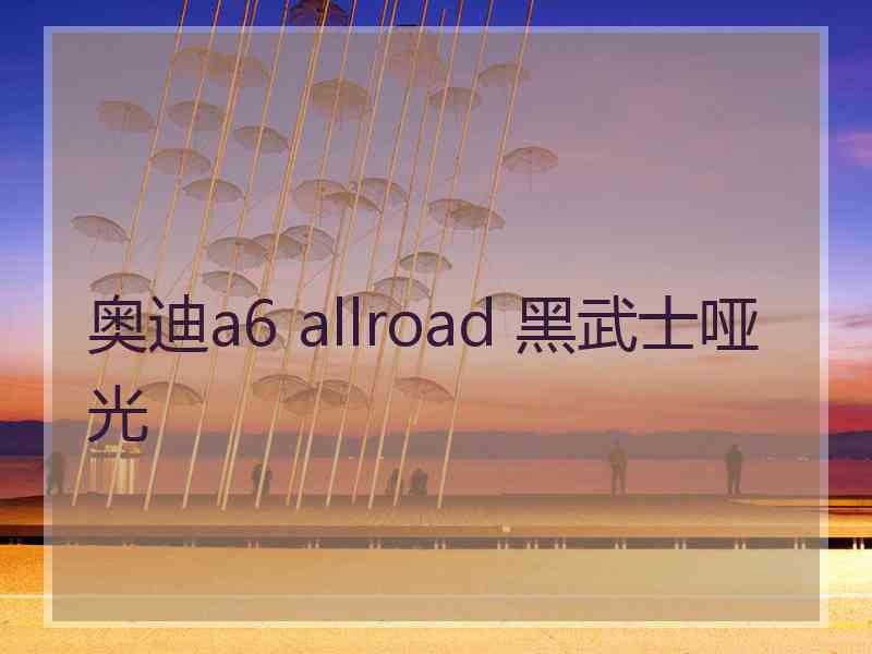 奥迪a6 allroad 黑武士哑光