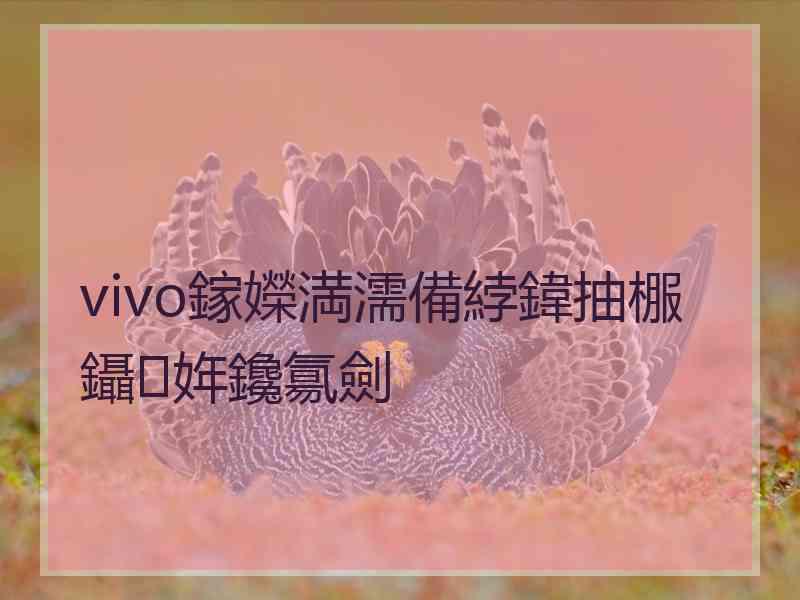 vivo鎵嬫満濡備綍鍏抽棴鑷姩鑱氱劍