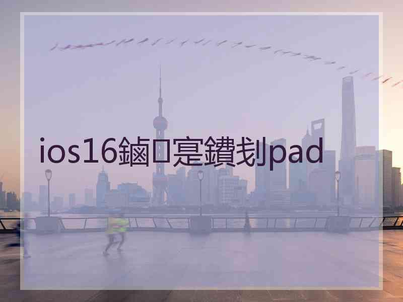 ios16鏀寔鐨刬pad