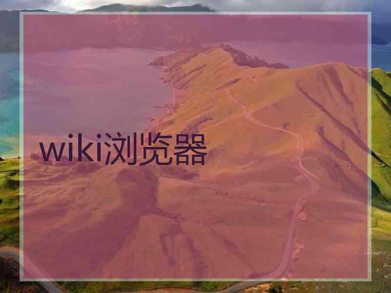 wiki浏览器