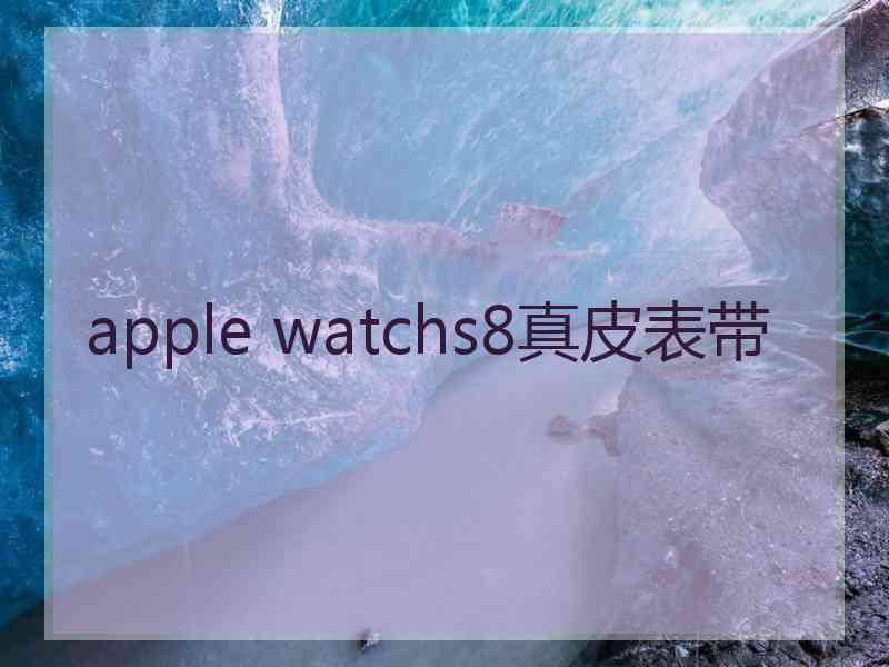 apple watchs8真皮表带