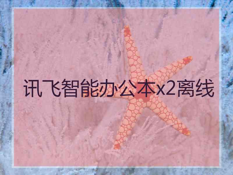 讯飞智能办公本x2离线