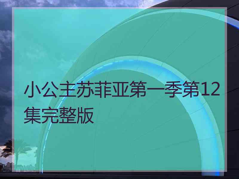 小公主苏菲亚第一季第12集完整版