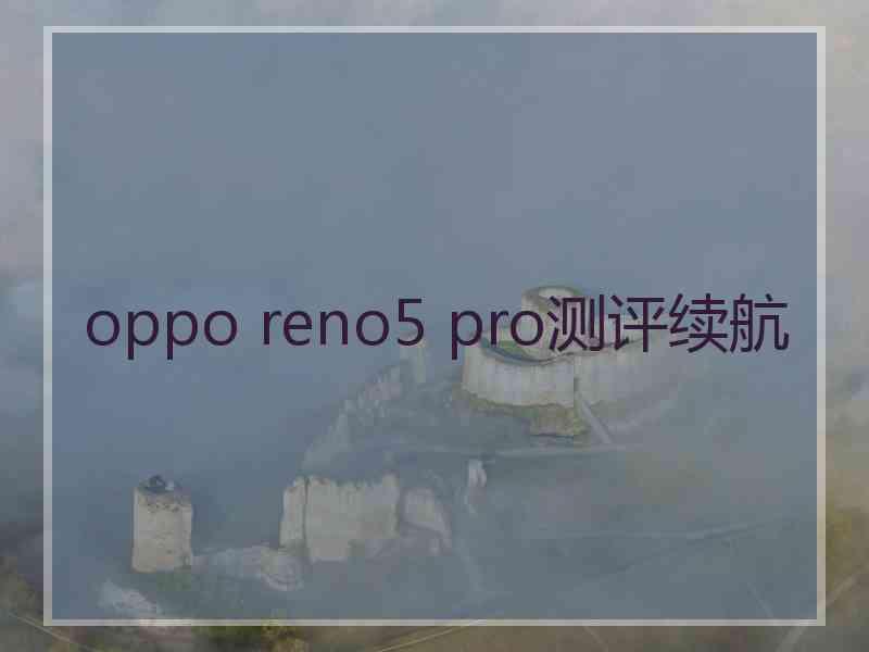 oppo reno5 pro测评续航