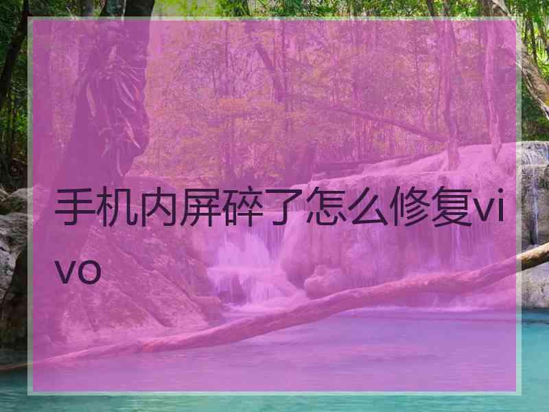 手机内屏碎了怎么修复vivo