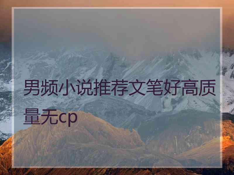 男频小说推荐文笔好高质量无cp