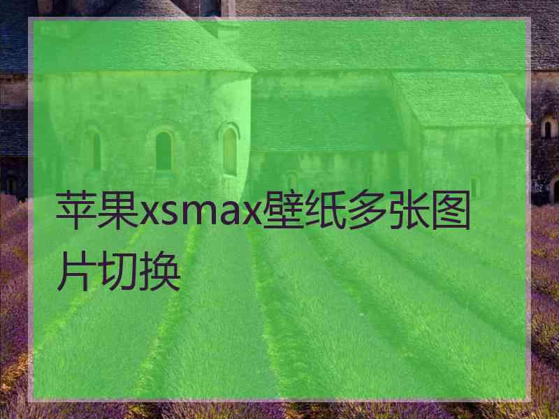 苹果xsmax壁纸多张图片切换