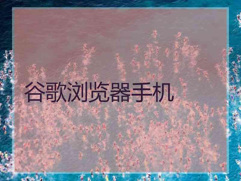 谷歌浏览器手机