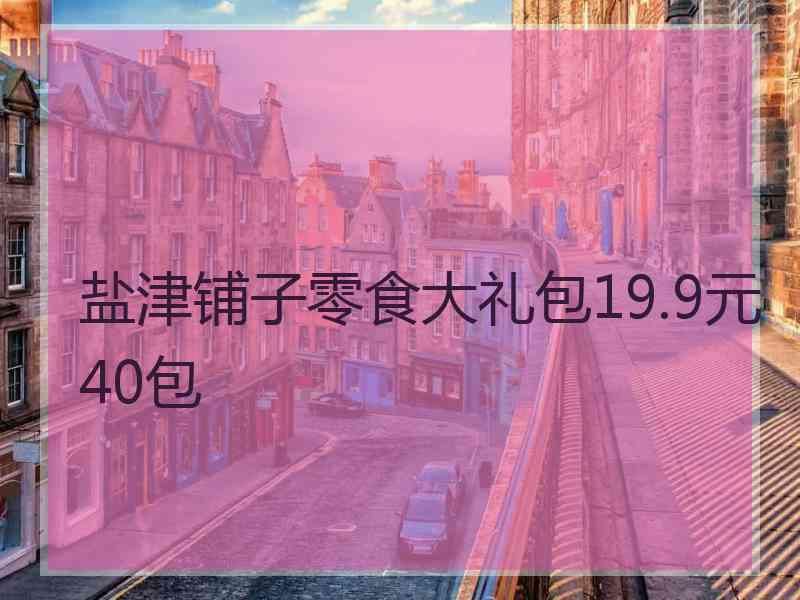 盐津铺子零食大礼包19.9元40包