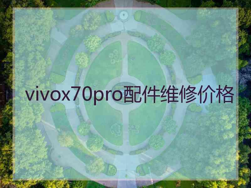 vivox70pro配件维修价格