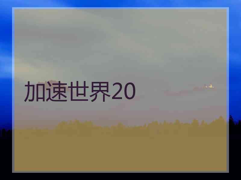 加速世界20