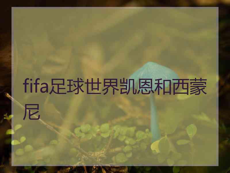 fifa足球世界凯恩和西蒙尼