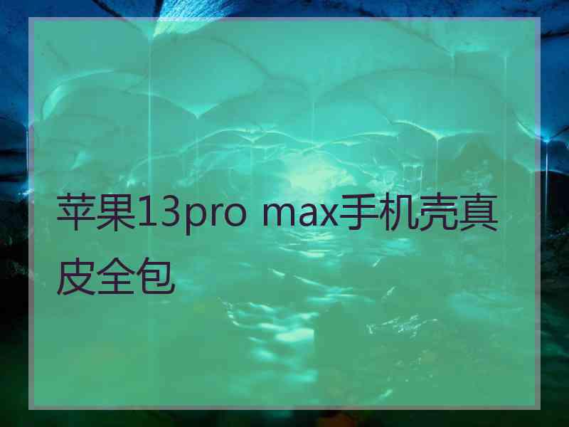 苹果13pro max手机壳真皮全包