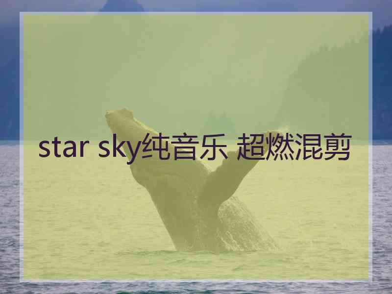 star sky纯音乐 超燃混剪