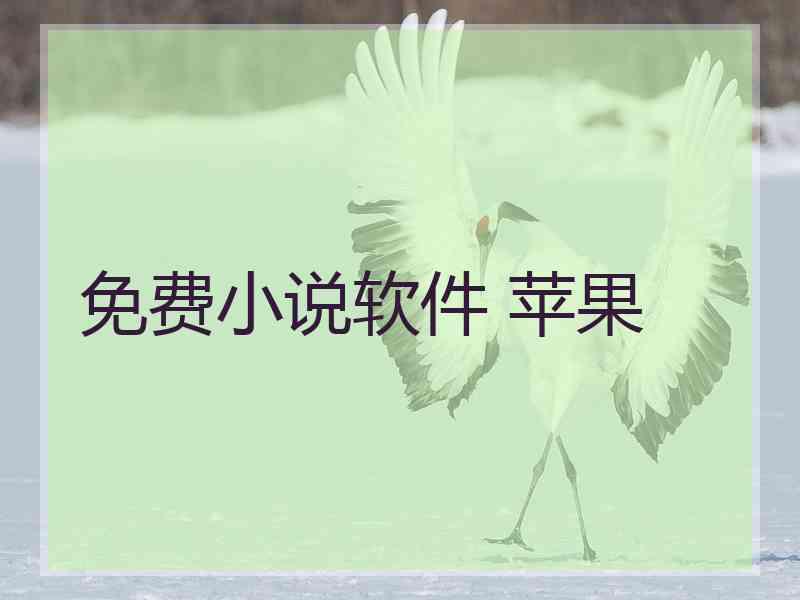 免费小说软件 苹果