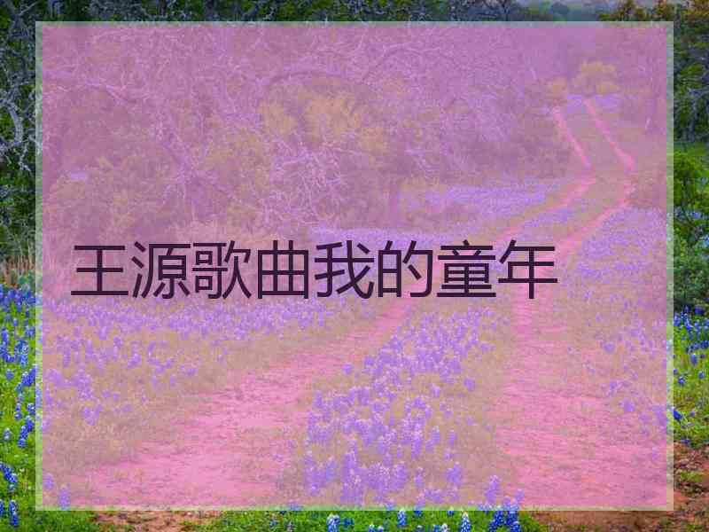 王源歌曲我的童年