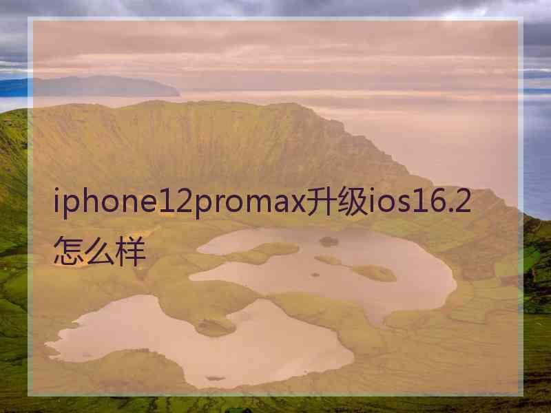 iphone12promax升级ios16.2怎么样