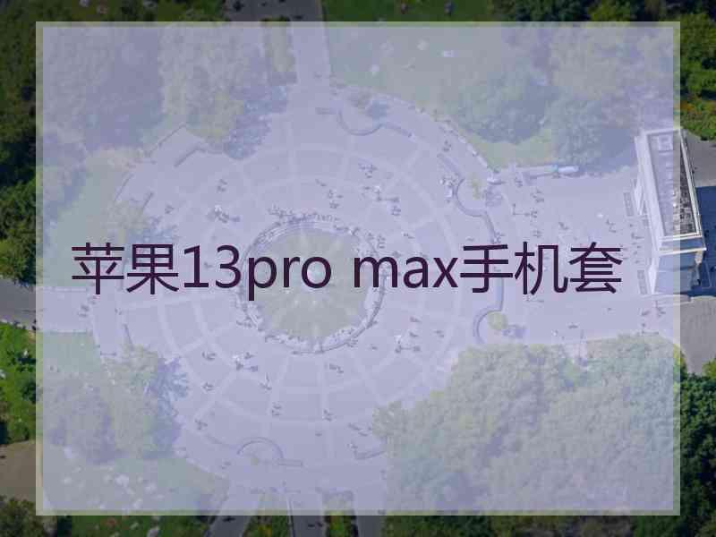 苹果13pro max手机套