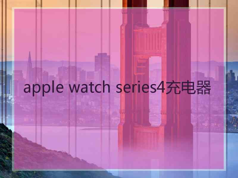 apple watch series4充电器