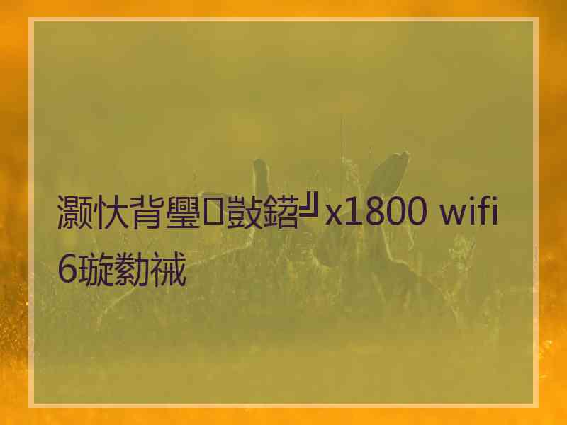 灏忕背璺敱鍣╝x1800 wifi6璇勬祴