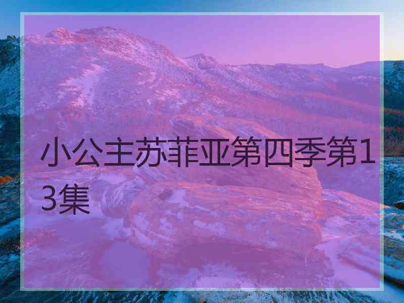 小公主苏菲亚第四季第13集