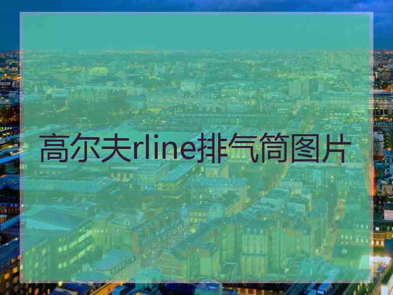 高尔夫rline排气筒图片