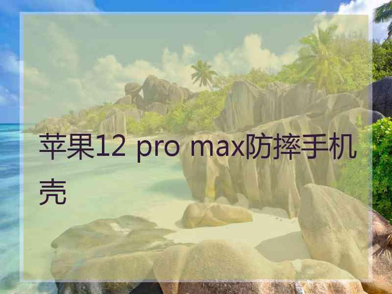 苹果12 pro max防摔手机壳