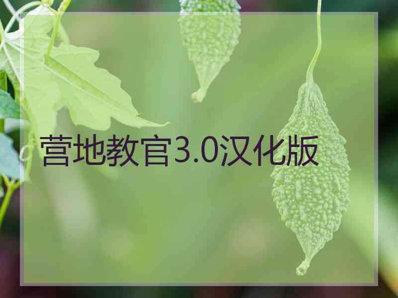 营地教官3.0汉化版