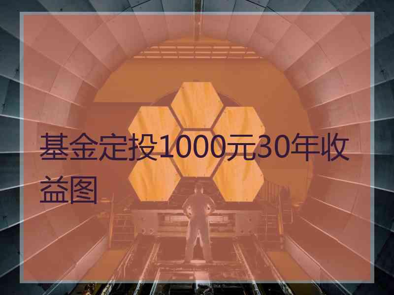 基金定投1000元30年收益图