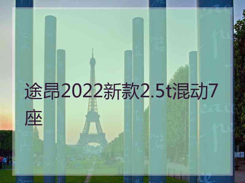 途昂2022新款2.5t混动7座