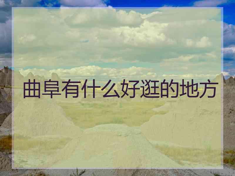 曲阜有什么好逛的地方