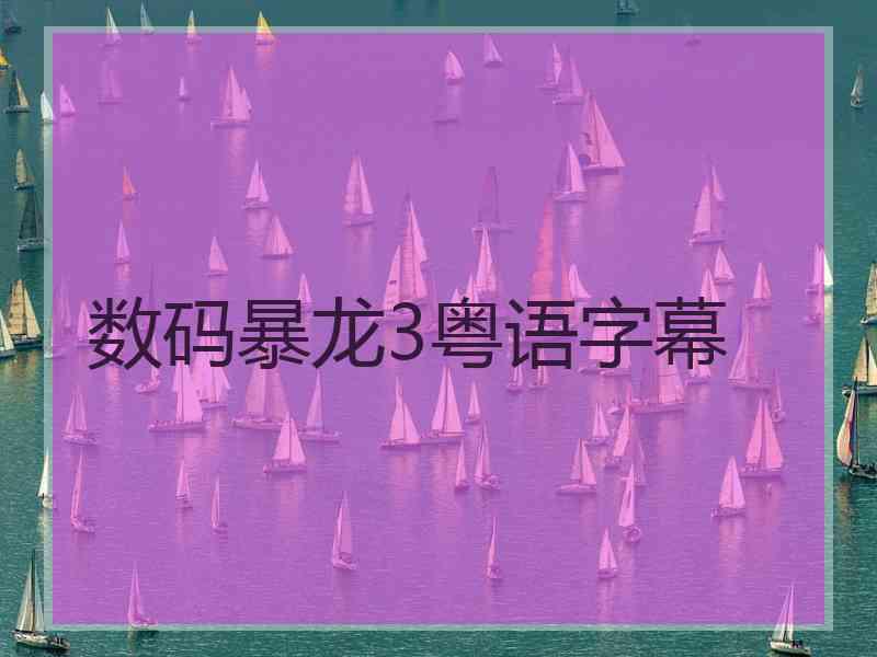 数码暴龙3粤语字幕