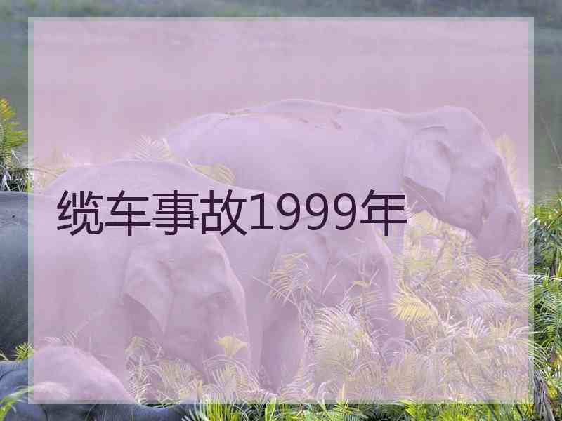 缆车事故1999年